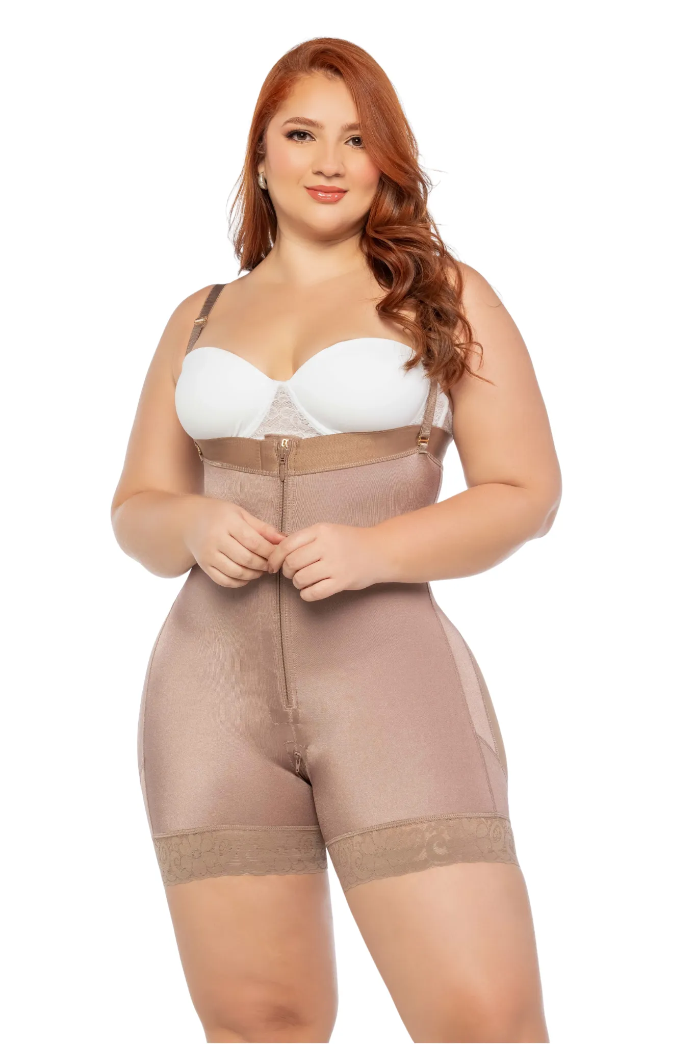 405 Short Strapless Girdle with Medium Compression - Image 1