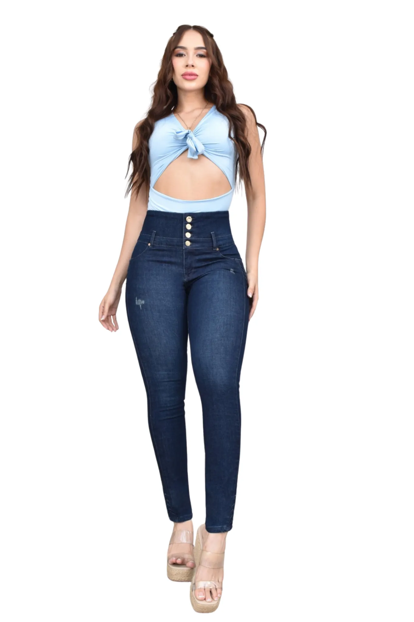 B-254017 Total Curve High-Waist Jean - Image 1
